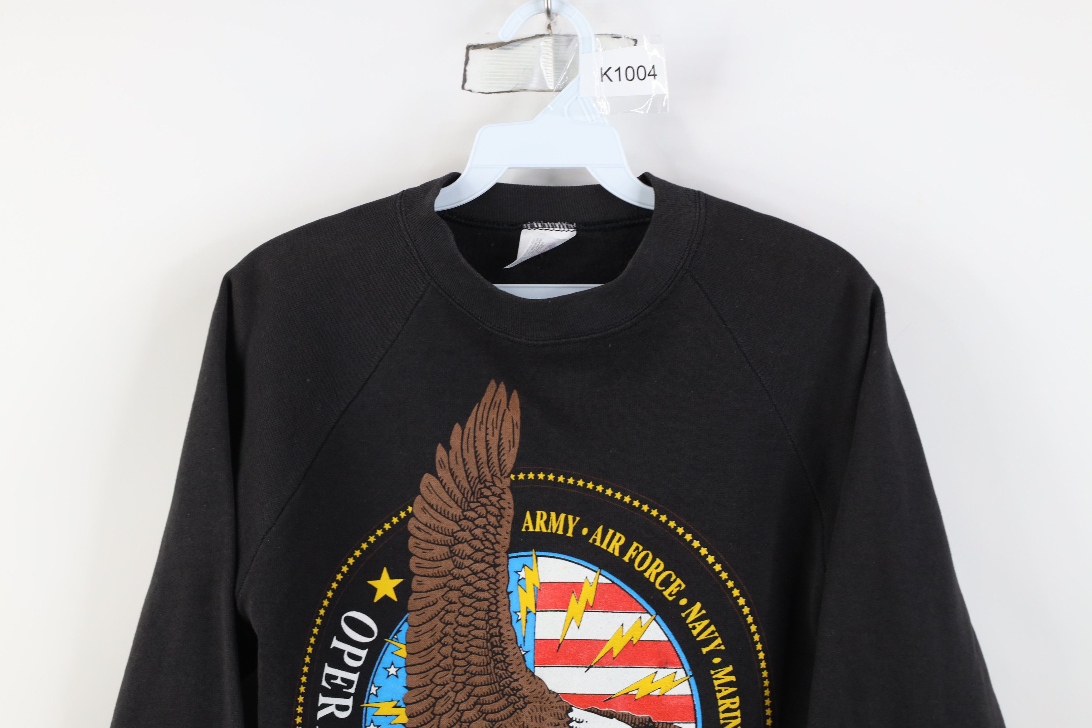Vintage Vintage 90s Military Operation Storm Crewneck Sweatshirt Size S / US 4 / IT 40 - 2 Thumbnail