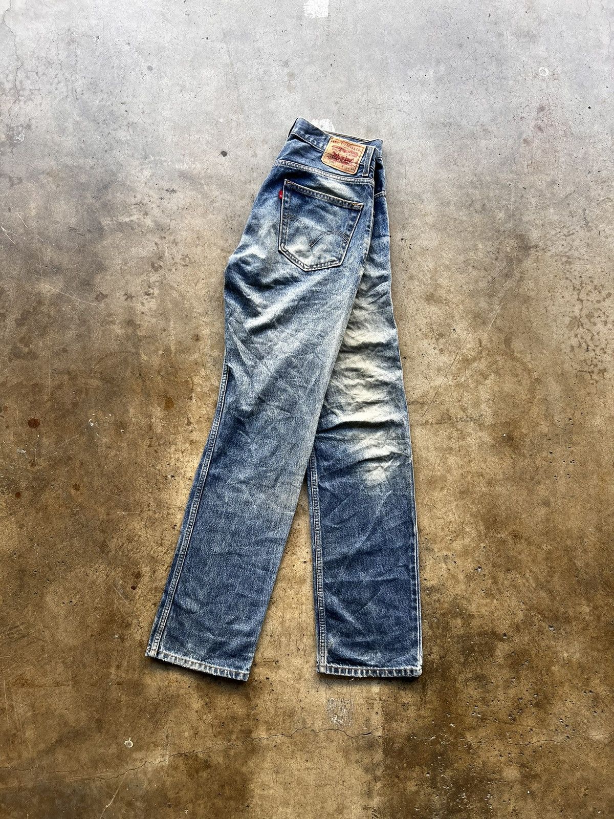 Other × Vintage LEVIS 505 DARK BLUE WASHED DENIM Size US 32 / EU 48 - 4 Thumbnail