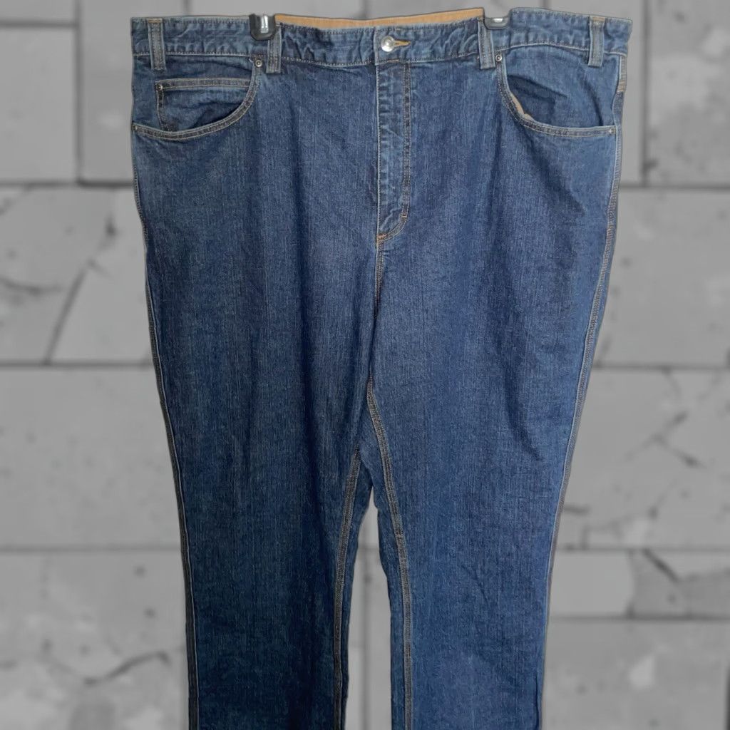 CO Duluth Trading Co Jeans Mens Size 46 Inseam 34 Blue Cotton Straight 46x34 Size US 30 / EU 46 - 1 Thumbnail