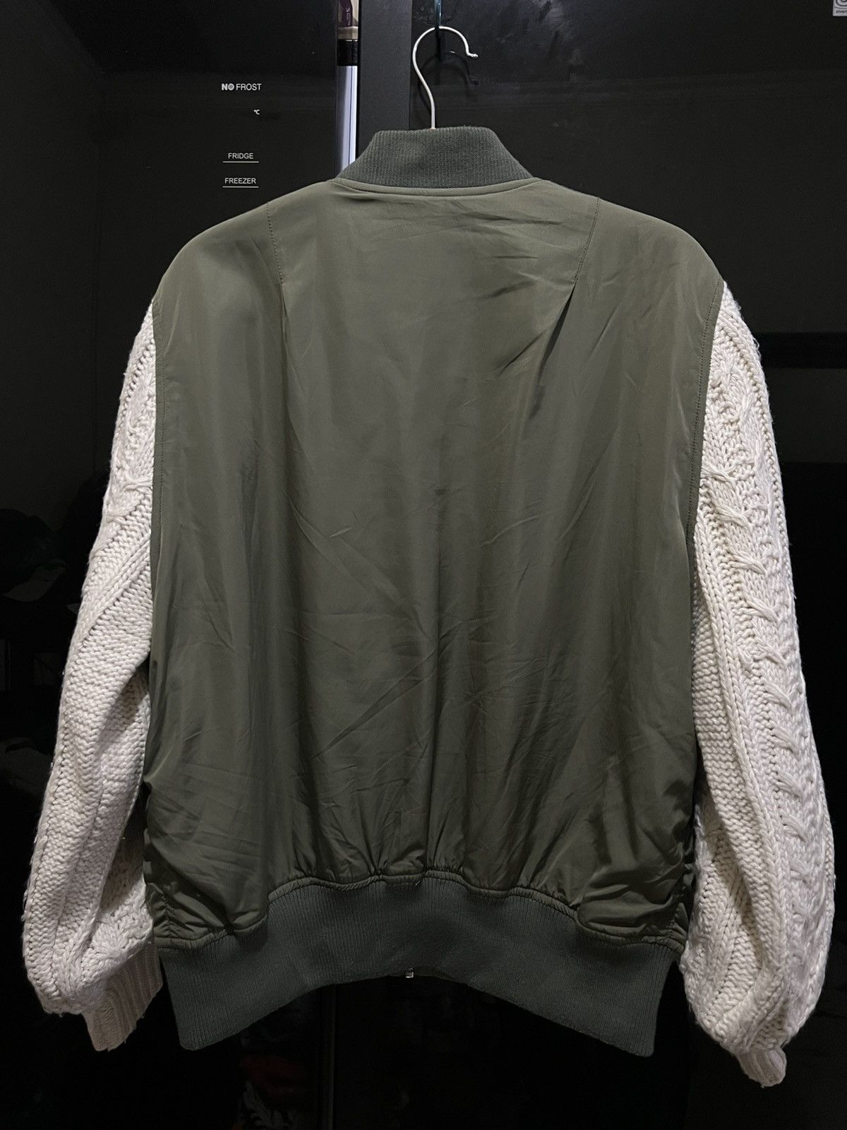 Japanese Brand Vintage The Rodeo Crown Japan Knit Sleeves Bomber Jacket Size US S / EU 44-46 / 1 - 4 Thumbnail