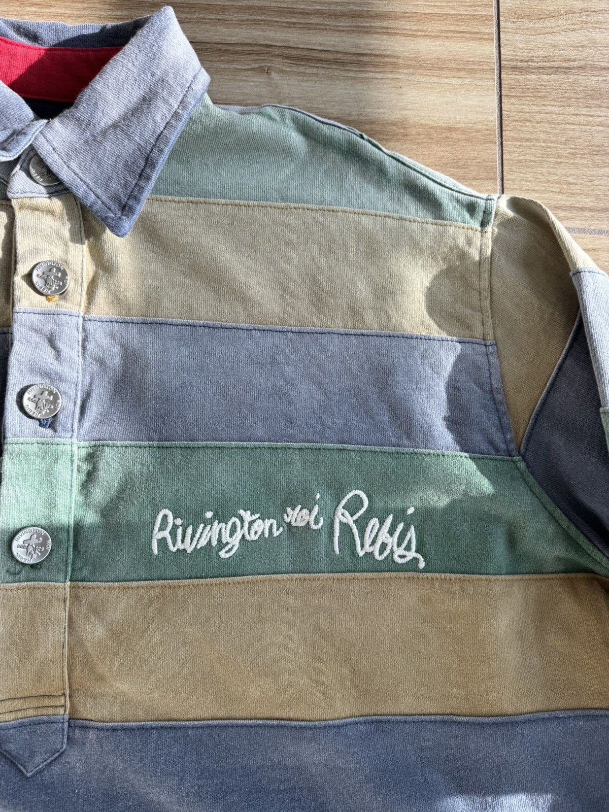 RRR123 GYM Bag Long Sleeve Rugby Brown Yellow Blue – THEPARKS