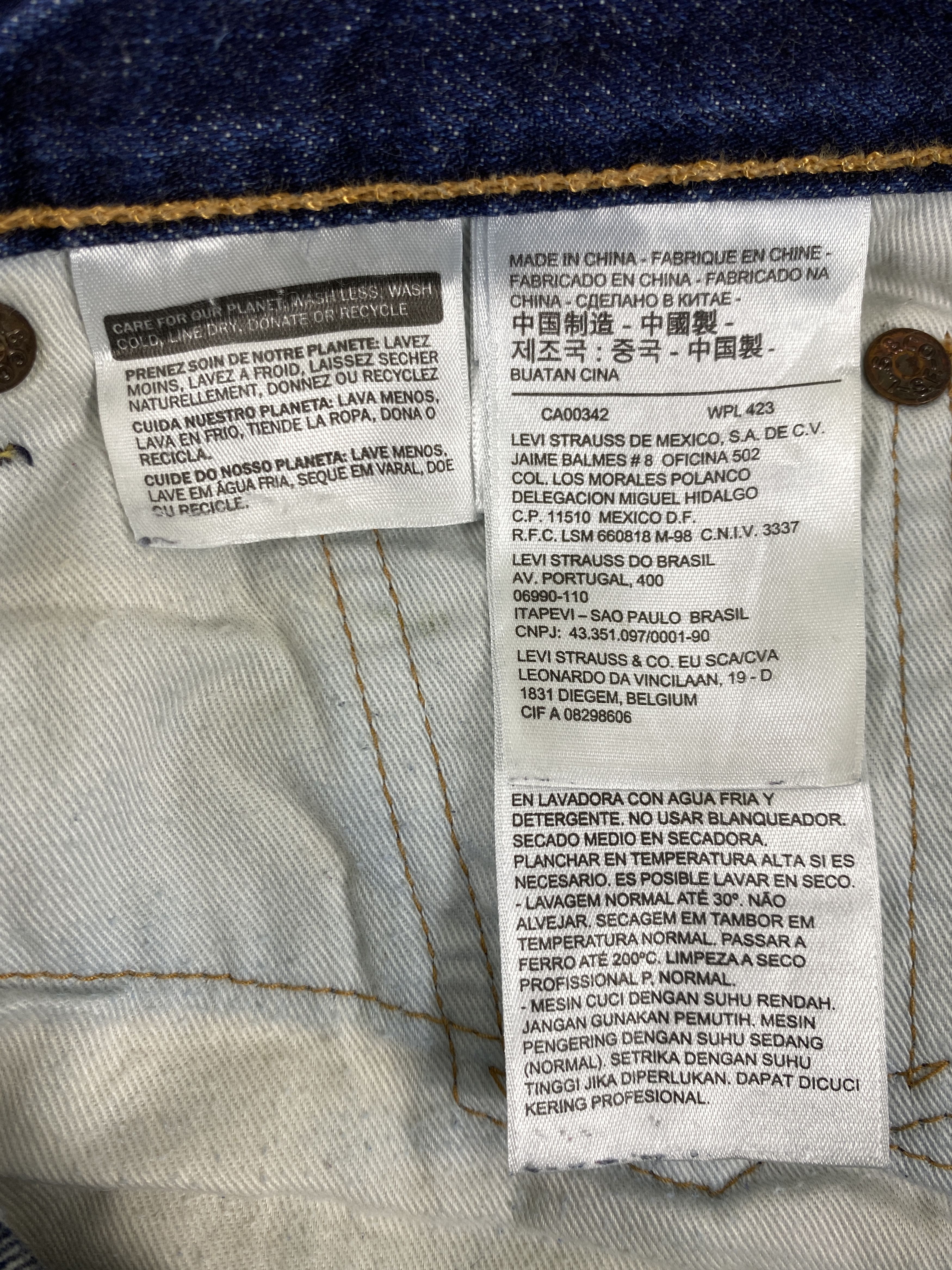 Levi's Distressed Blue Levi's 505 Jeans 30x30 Denim-SJ163 Size US 30 / EU 46 - 9 Thumbnail