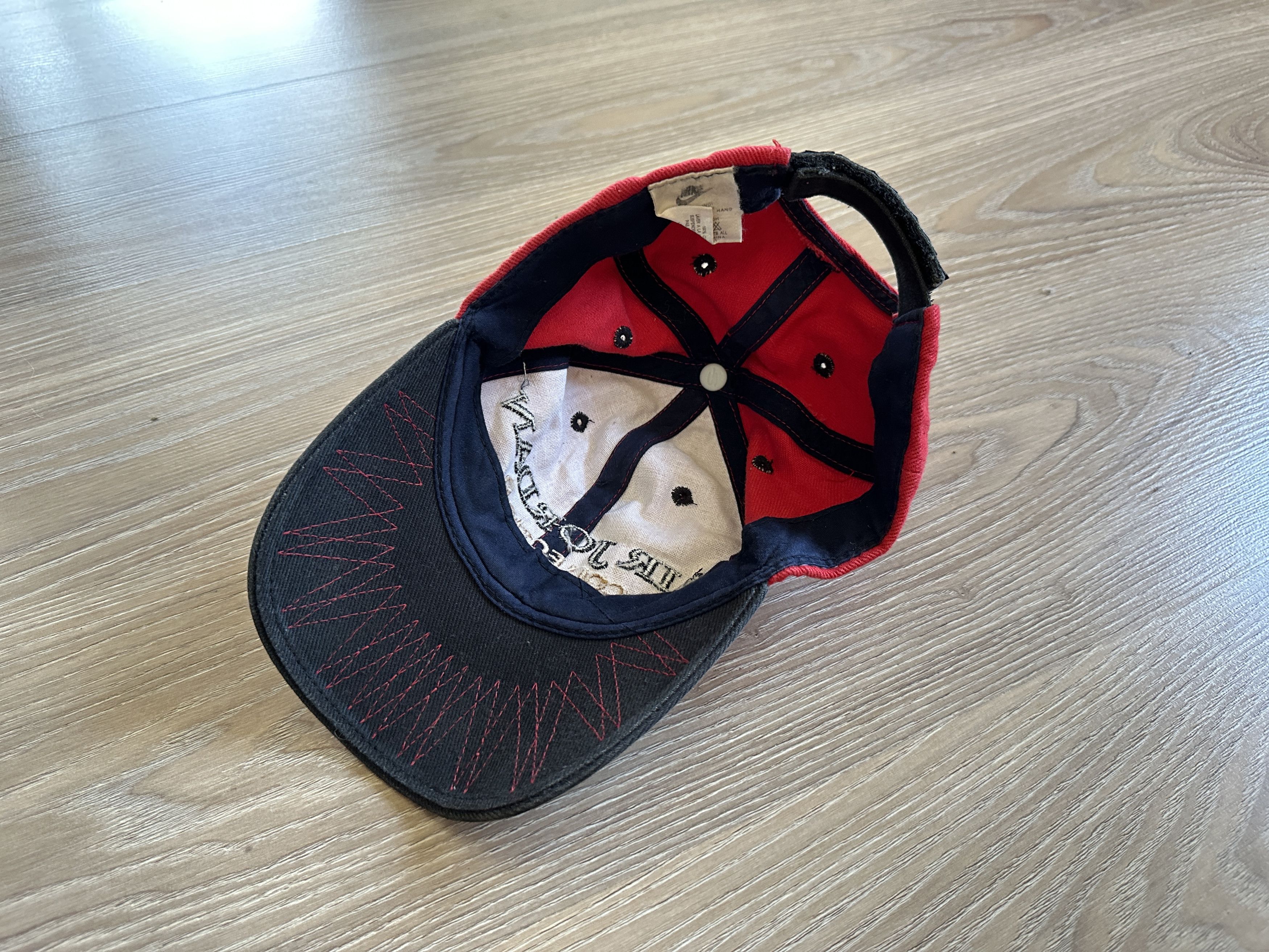 Jordan Brand × Nike × Vintage Rare Nike Vintage Air Jordan Baseball Cap Size ONE SIZE - 5 Thumbnail