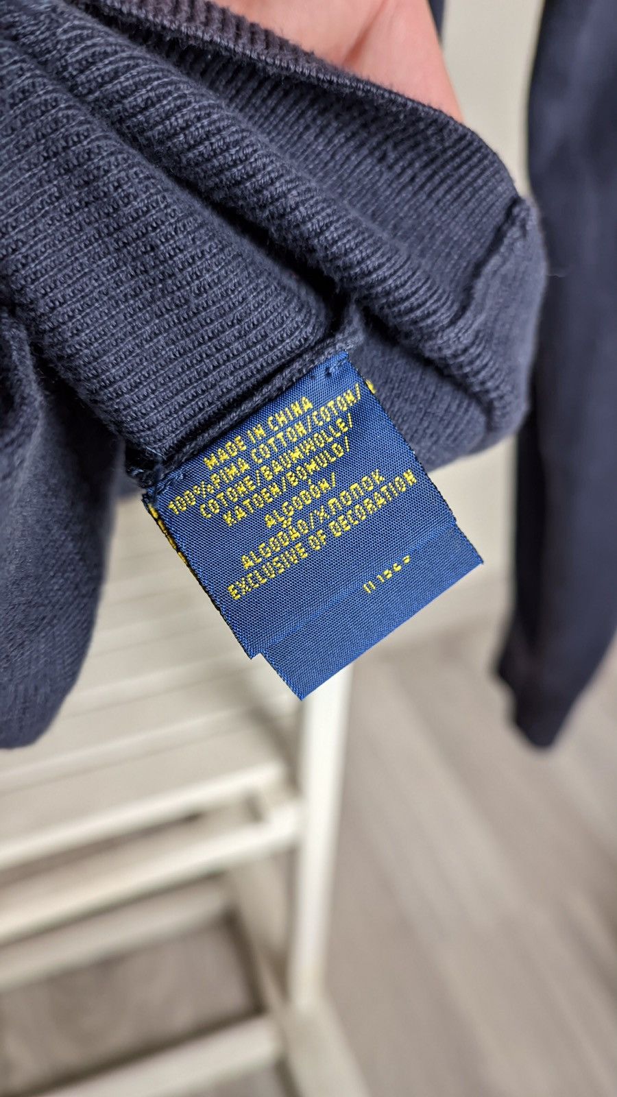 Japanese Brand × Polo Ralph Lauren × Vintage Polo Ralph Lauren navy blue vintage cardigan Size US S / EU 44-46 / 1 - 5 Thumbnail