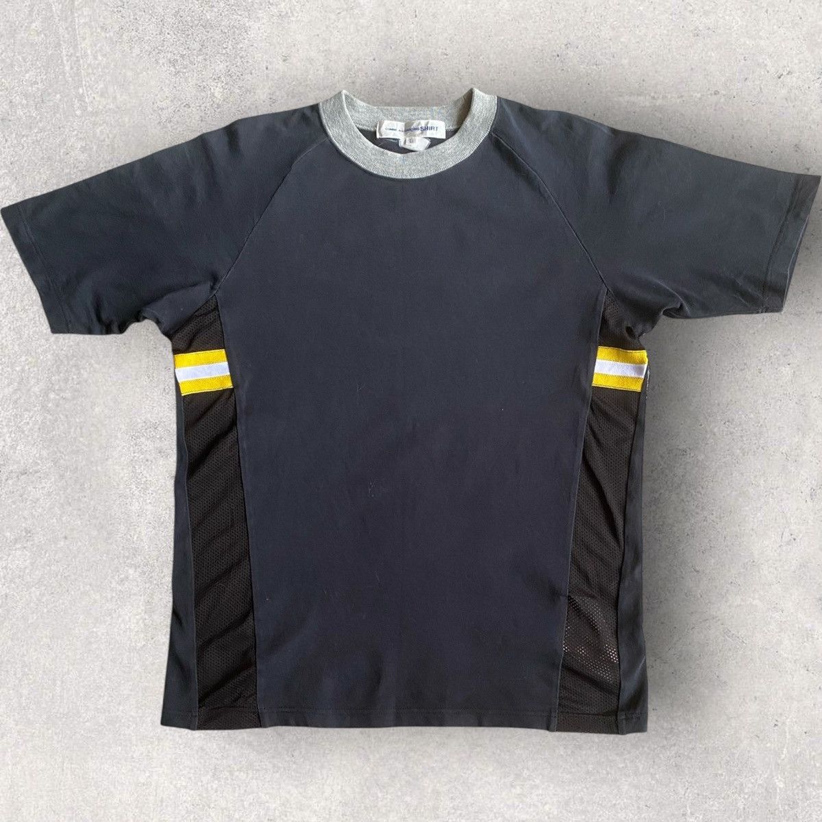 Comme des Garcons SHIRT Number 2 Side Mesh T Shirt Size US L / EU 52-54 / 3 - 6 Thumbnail