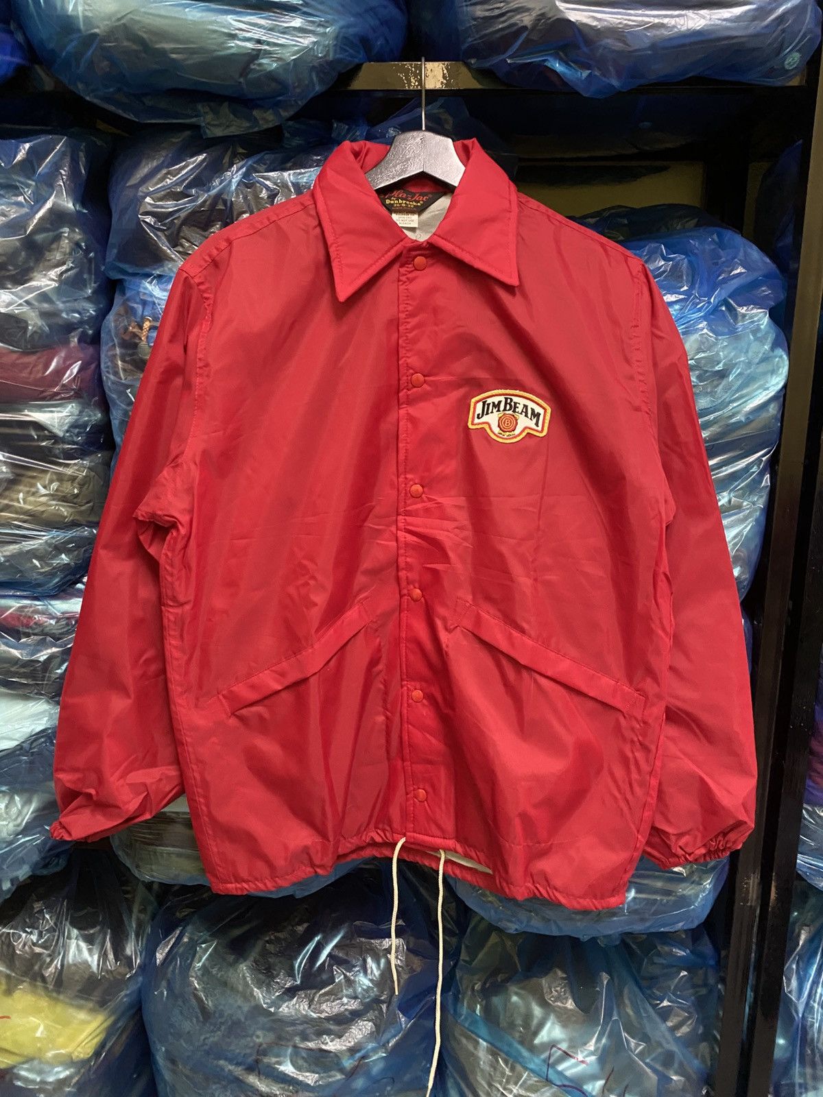 Dunbrooke VINTAGE 80S JIM BEAM DUNBROOKE COACH JACKET MADE IN USA Size US S / EU 44-46 / 1 - 1 Thumbnail