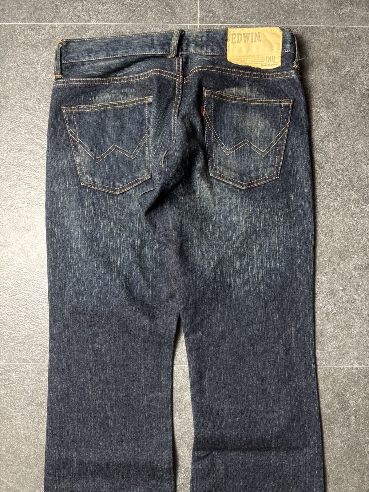 Edwin 2000s Edwin Japan Claw Marks Distressed Bootcut Jeans Size US 31 - 10 Thumbnail