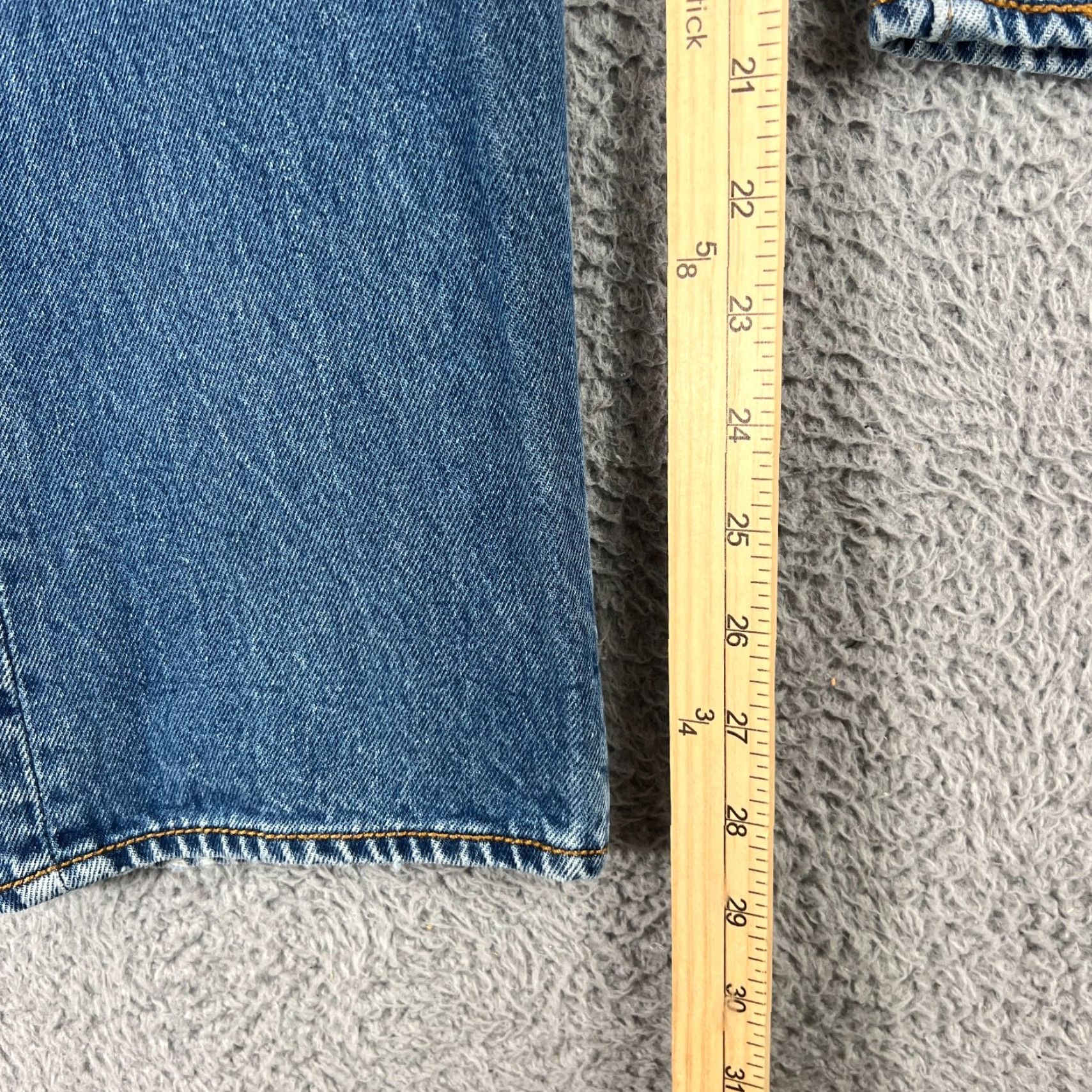 Levi's Levis 501 Jeans Men’s 30x328 Button Fly Distressed Size US 30 / EU 46 - 3 Thumbnail