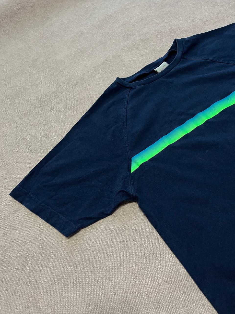 Nike Vintage 90s Nike Swoosh T Shirt Mens Logo Print Blue Size US S / EU 44-46 / 1 - 3 Thumbnail