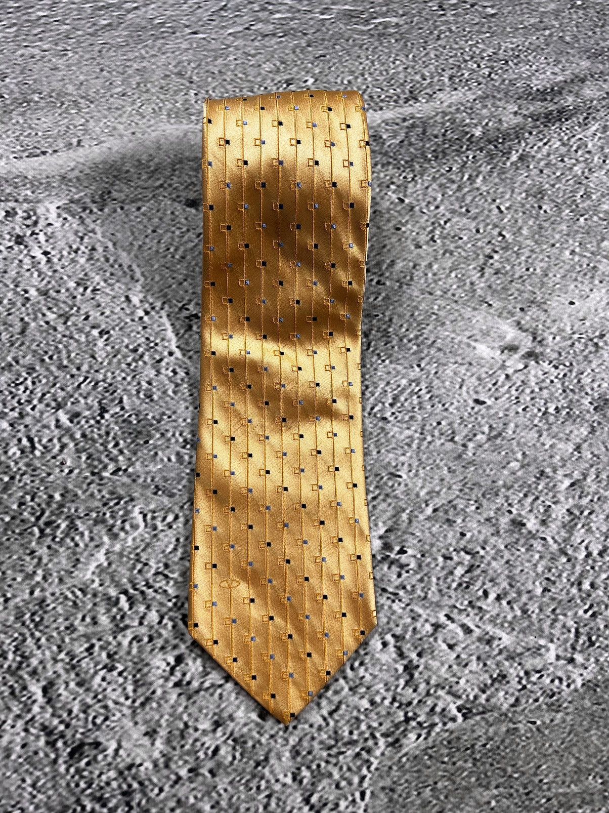 Valentino Valentino silk tie yellow Size ONE SIZE - 1 Thumbnail