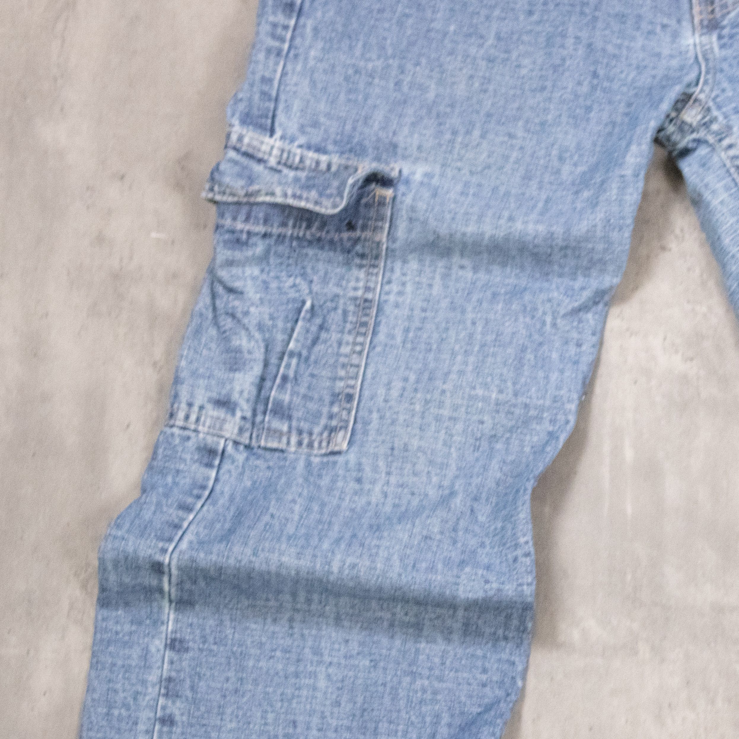Japanese Brand Vintage 1990's Tall Girl Baggy Relax Fit Denim Pant's Size US 28 / EU 44 - 10 Thumbnail