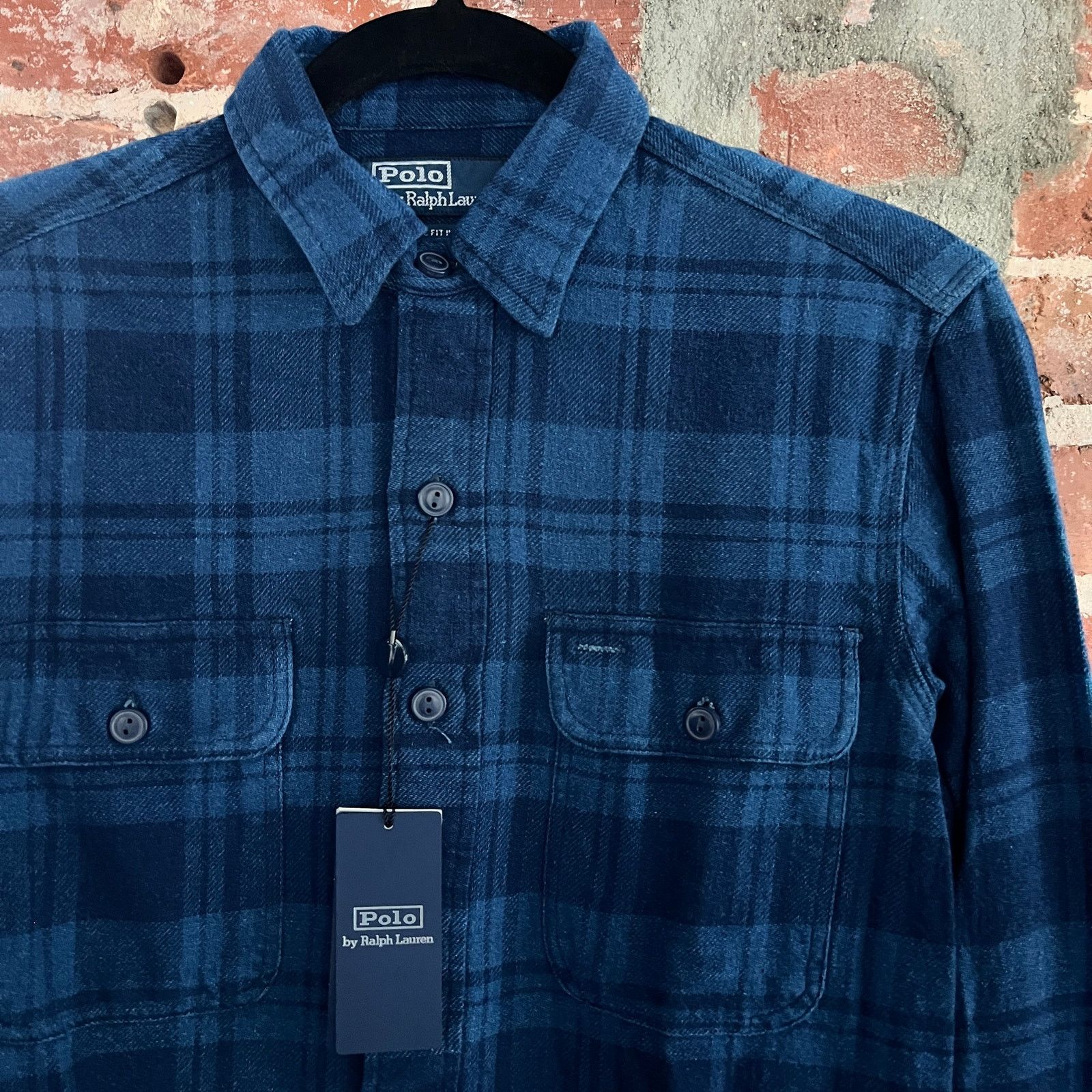 Polo Ralph Lauren Polo Ralph Lauren Men's Indigo Work Shirt Jacket XS 19x28 Size US XS / EU 42 / 0 - 1 Thumbnail