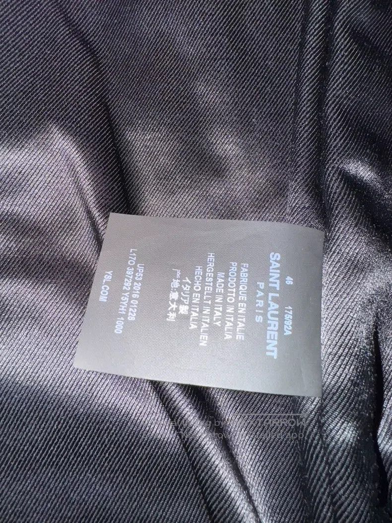 Saint Laurent Paris Saint Laurent Paris Leather jacket Size US S / EU 44-46 / 1 - 8 Thumbnail