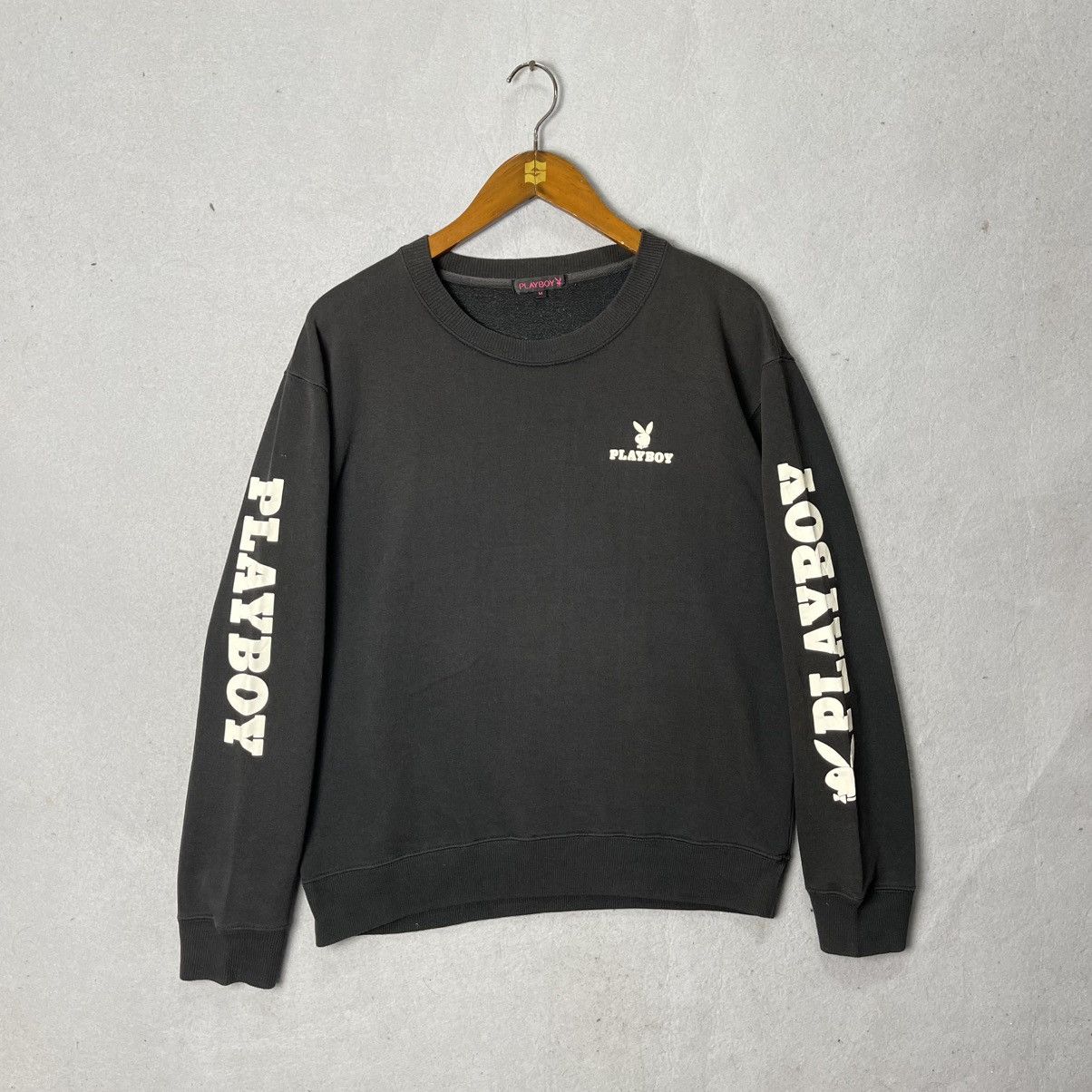 Playboy Vintage Playboy Sleeve Logo Crewneck Sweatshirt Size US M / EU 48-50 / 2 - 3 Thumbnail