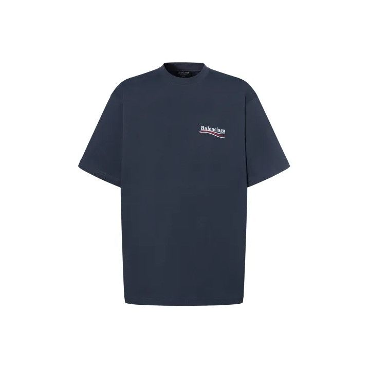 Balenciaga Balenciaga SS22 Men’s Gray Logo Embroidered T-Shirt Size US S / EU 44-46 / 1 - 1 Thumbnail