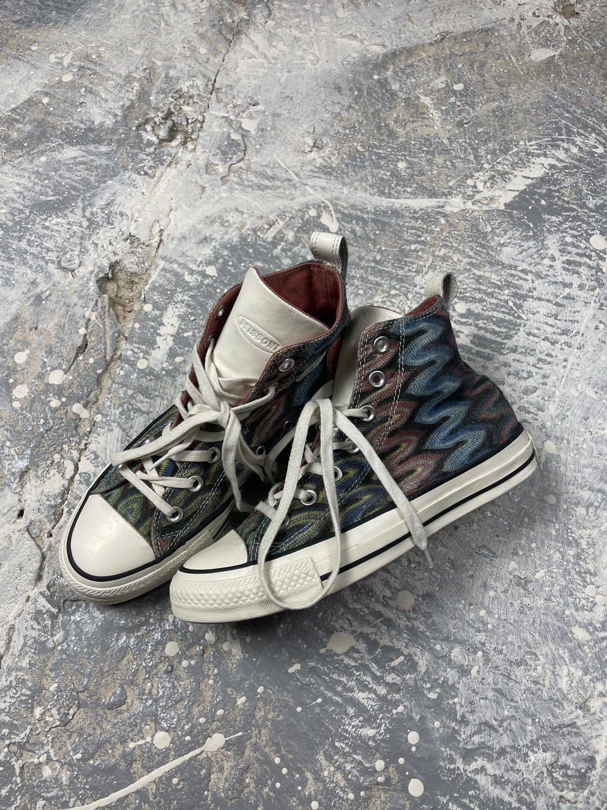 Converse Missoni Streetwear Converse Missoni Chuck Taylor All Star Hi Top Sneakers Grailed