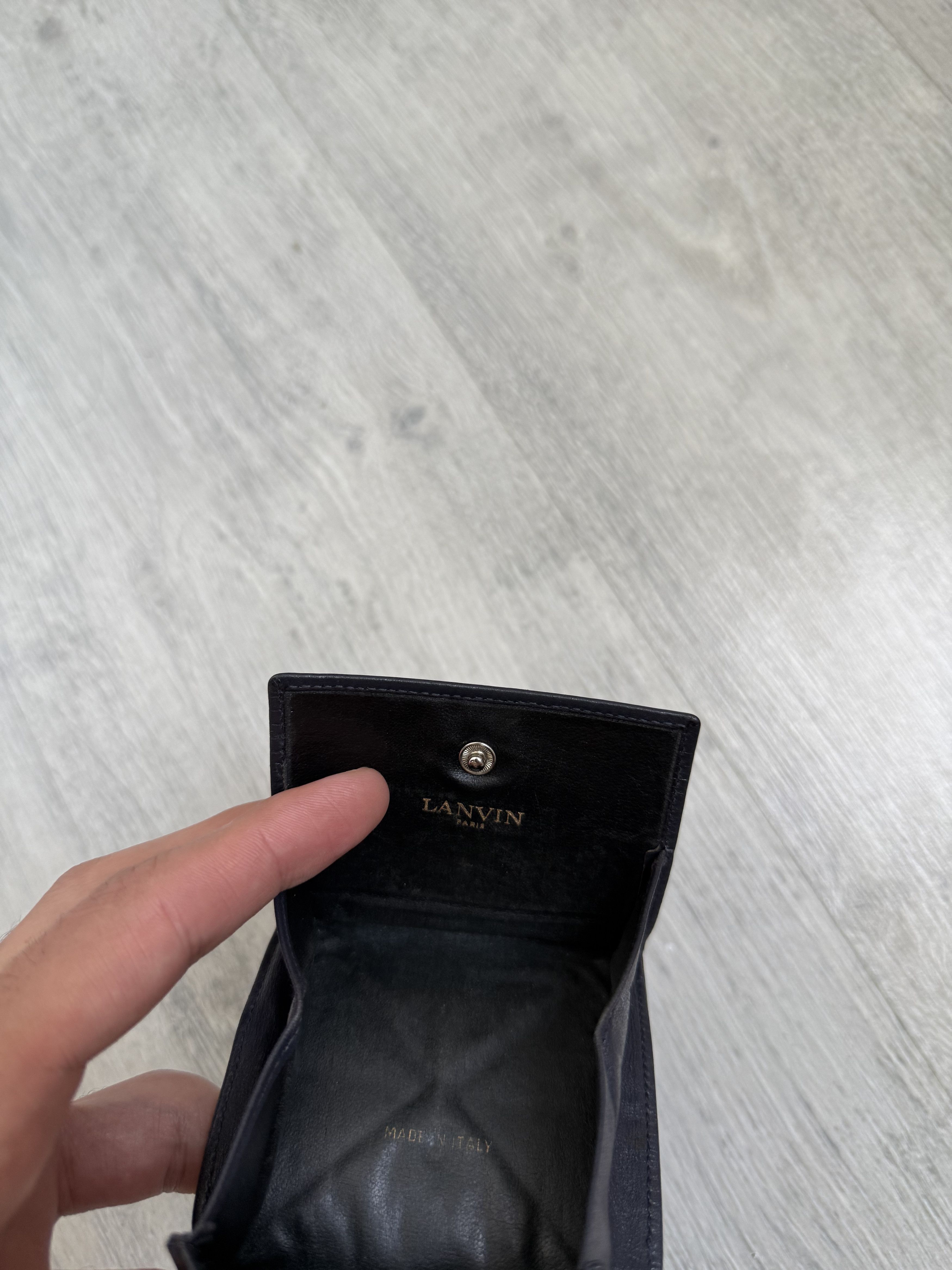 Lanvin Archive Lanvin leather coin wallet case Size ONE SIZE - 4 Thumbnail