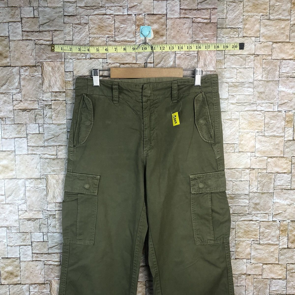 Japanese Brand × Tomorrowland Japan TomorrowLand Green Cargo Multipocket Pants #A102 Size US 30 / EU 46 - 2 Thumbnail