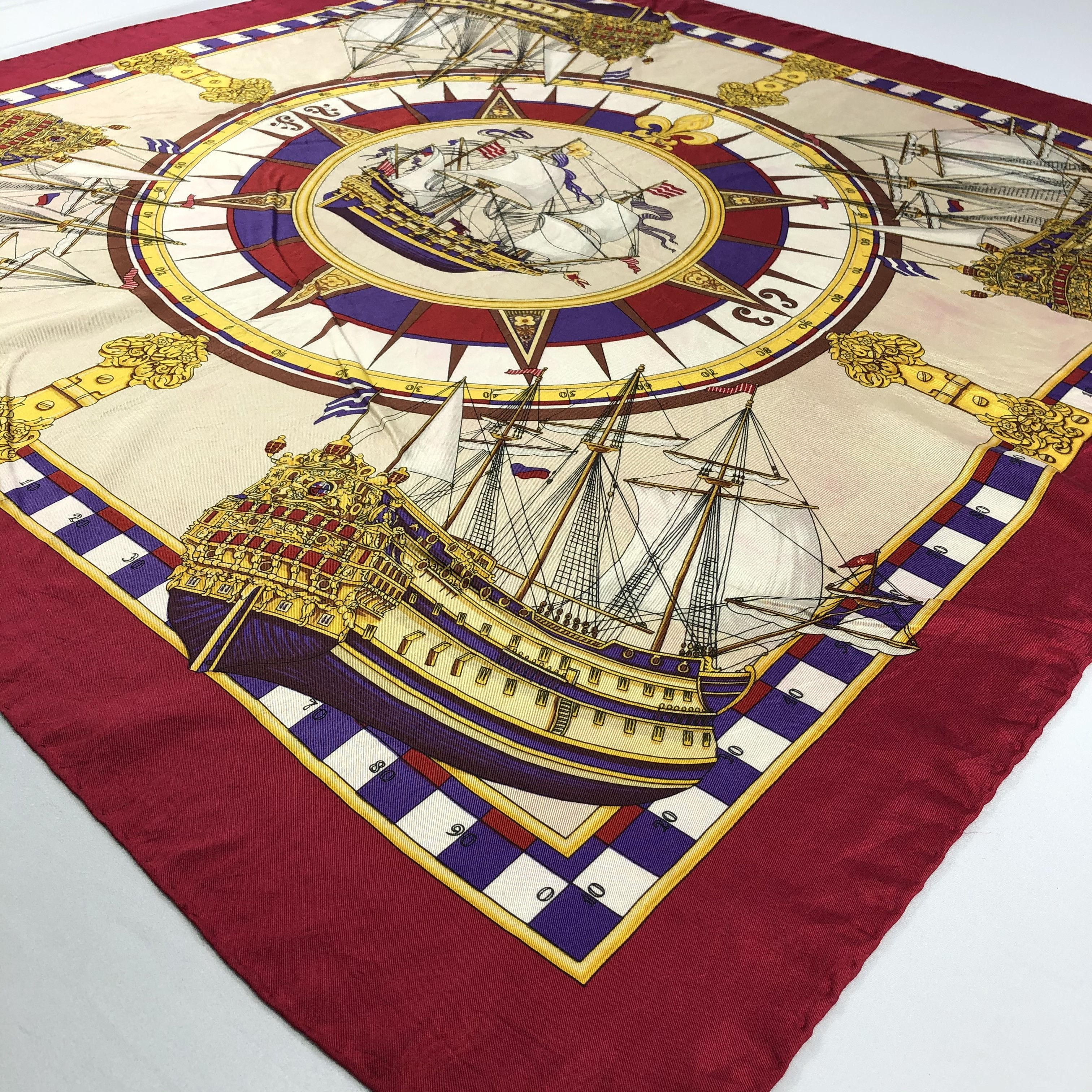 Vintage Vintage Silk Scarf Size ONE SIZE - 3 Thumbnail