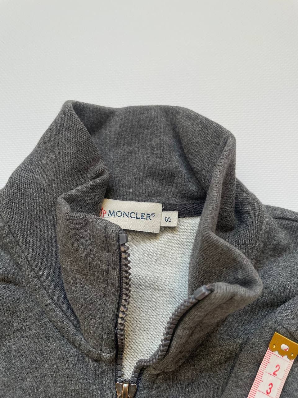Moncler Vintage Moncler maglia logo zip cardigan sweatshirt Size US S / EU 44-46 / 1 - 6 Thumbnail