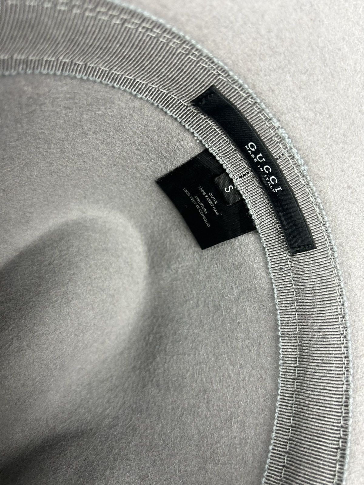 Gucci × Tom Ford Gucci Rabbit Fur Logo Charm Hat Size ONE SIZE - 10 Thumbnail