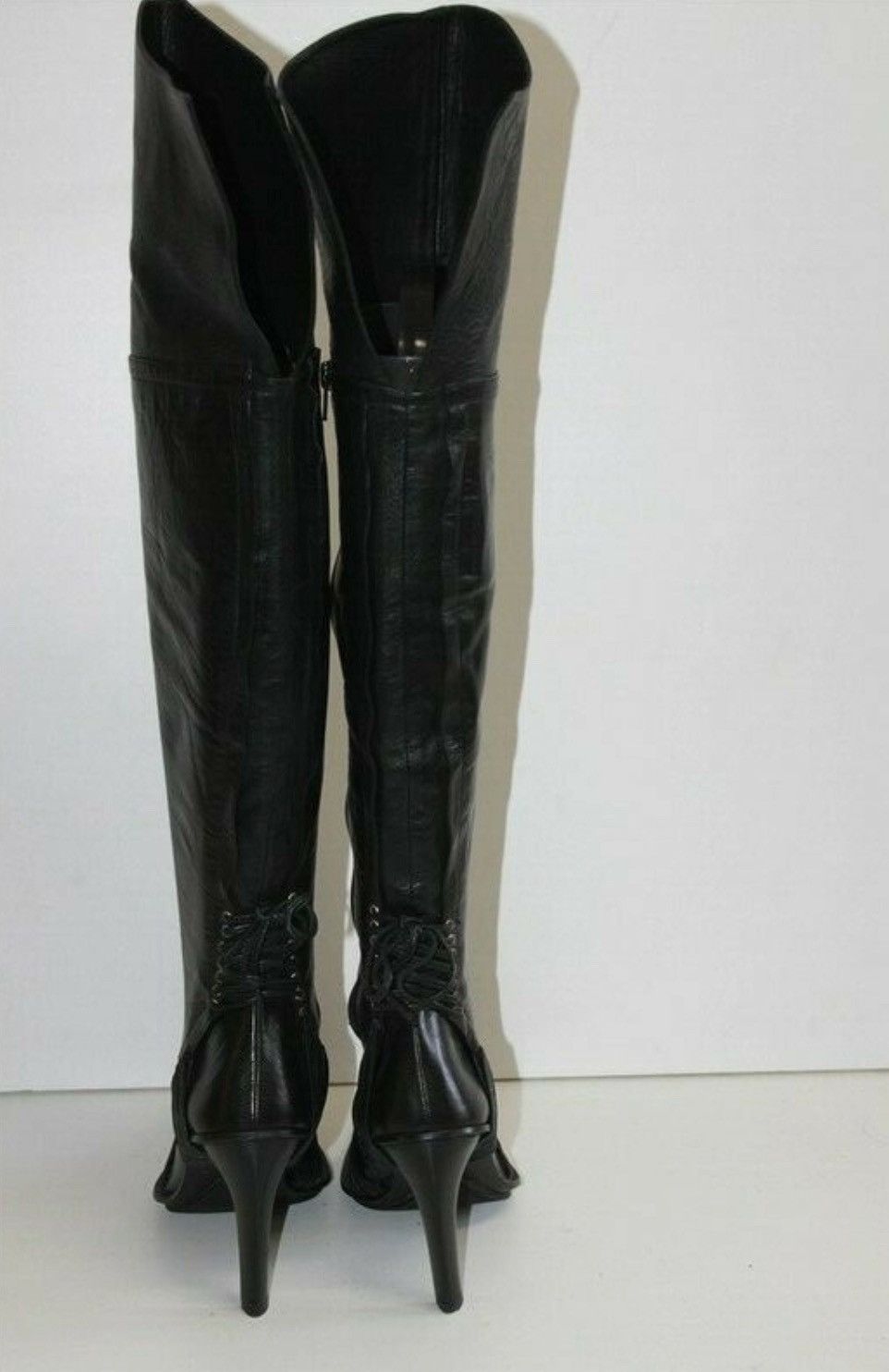 Other Edgy Genuine leather black high boots 40 Size US 9 / IT 39 - 3 Thumbnail