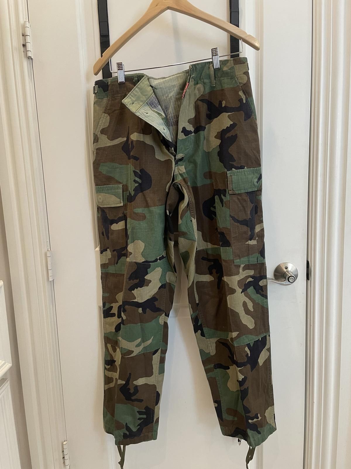 Designer Vintage Camouflage Combat Pants - Military Style Size ONE SIZE - 1 Thumbnail