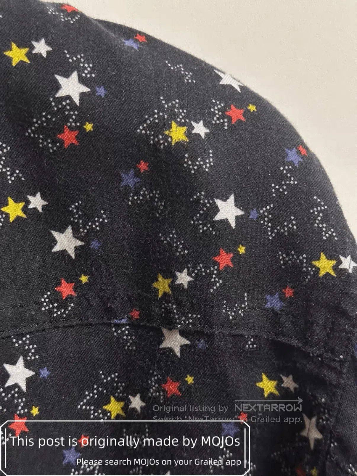 Saint Laurent Paris Sz XL Saint Laurent Paris Colorful Stars Shirt mojos5824. Size US XL / EU 56 / 4 - 5 Thumbnail