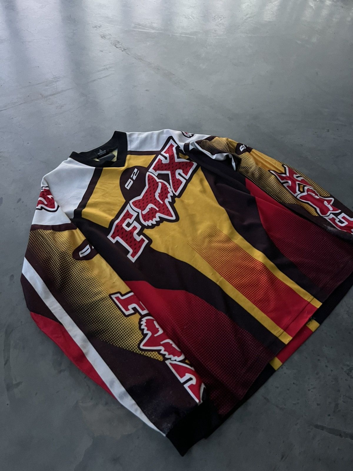 Fox Racing × Vintage Vintage fox racing jersey Size US XL / EU 56 / 4 - 4 Thumbnail