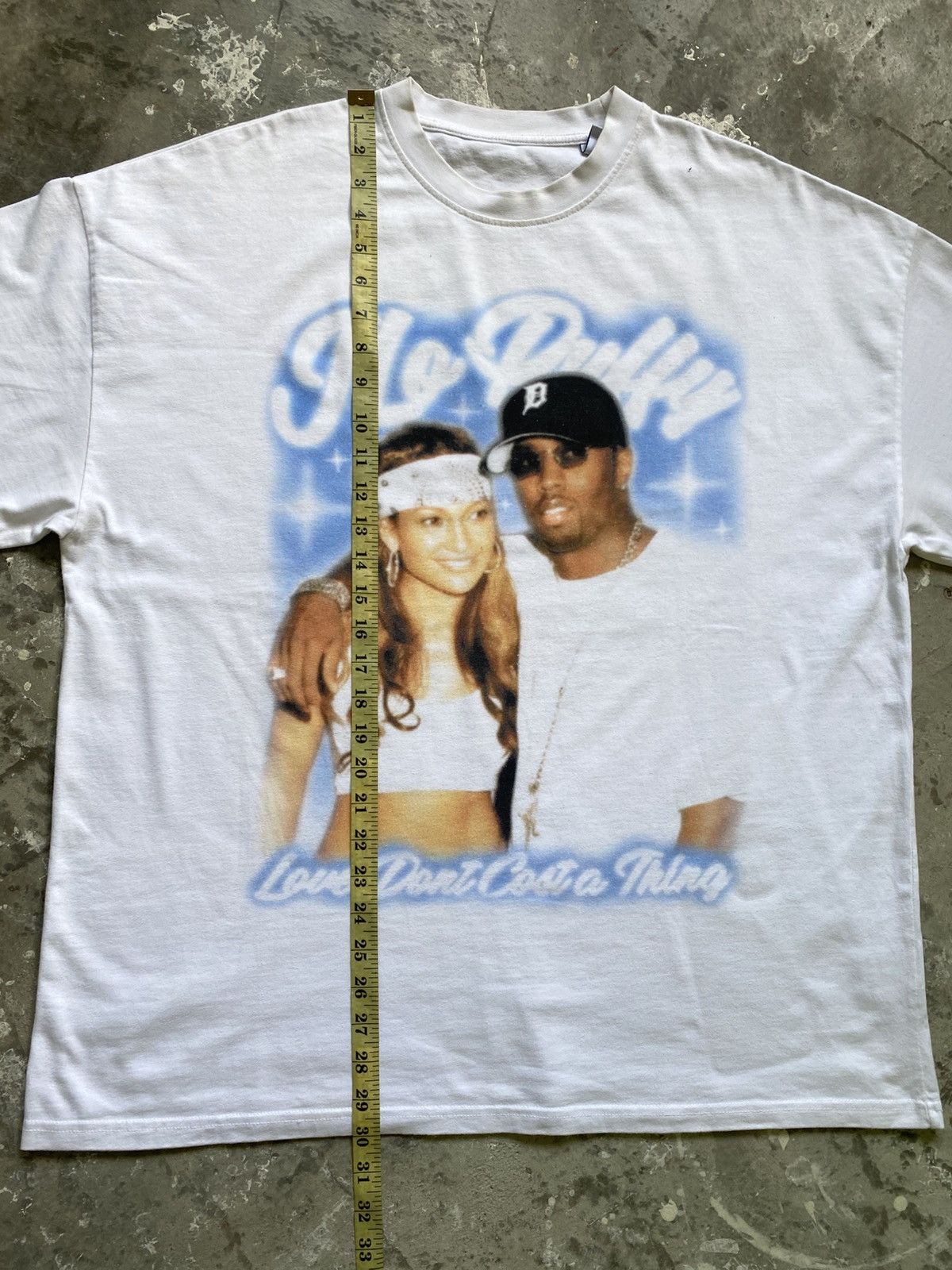Rap Tees Puff Daddy Jennifer Lopez Rap Tee Size US L / EU 52-54 / 3 - 11 Thumbnail