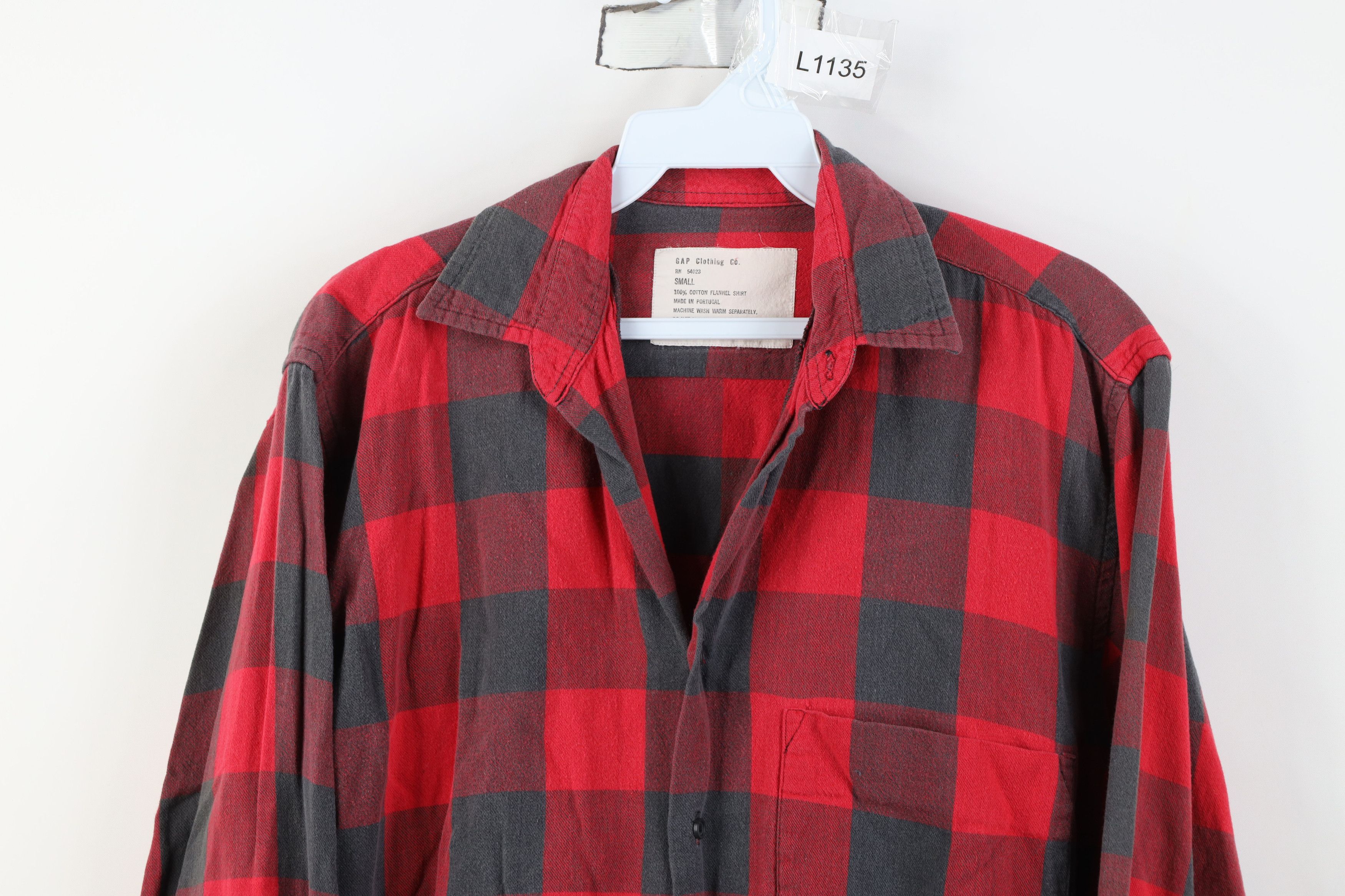 Gap Vintage 90s Gap Lightweight Flannel Button Shirt Plaid Size US S / EU 44-46 / 1 - 2 Thumbnail
