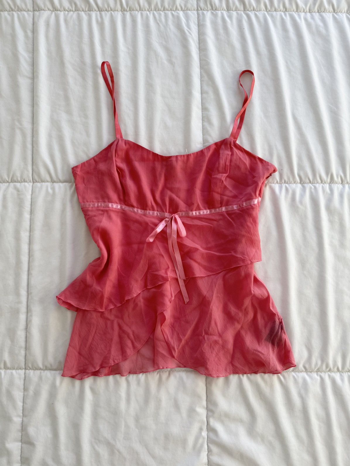 Bebe Bebe pink 100% silk babydoll camisole Size M / US 6-8 / IT 42-44 - 1 Thumbnail
