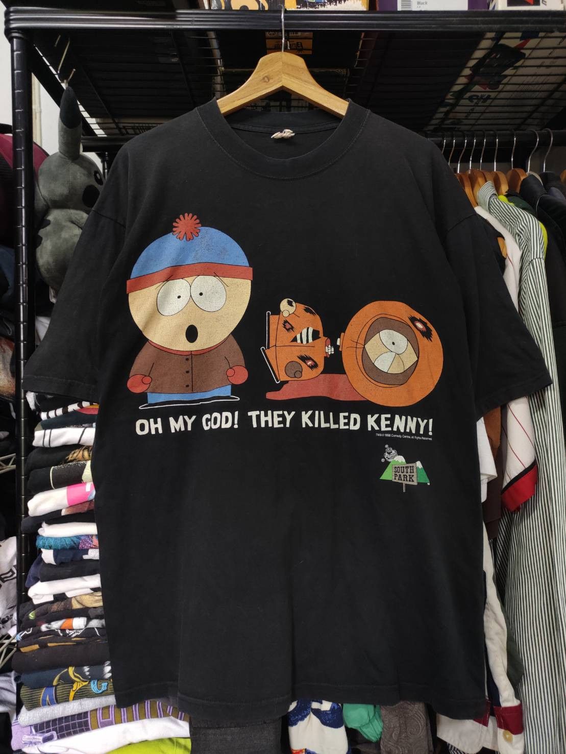 Cartoon Network Vtg 90's South Park " OMG They Killed Kenny " Series Promo Size US L / EU 52-54 / 3 - 2 Thumbnail