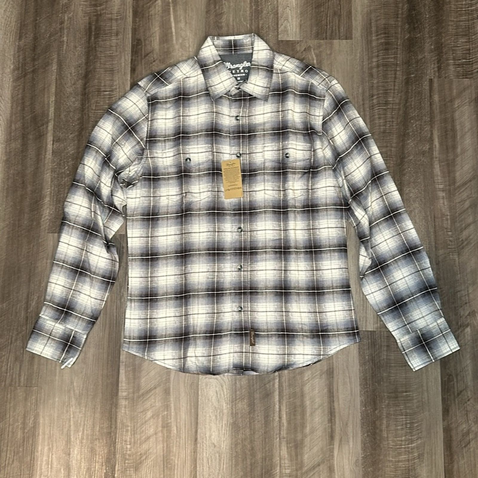 Wrangler Wrangler Retro Premium Western Linen Flannel - M Size US M / EU 48-50 / 2 - 2 Thumbnail
