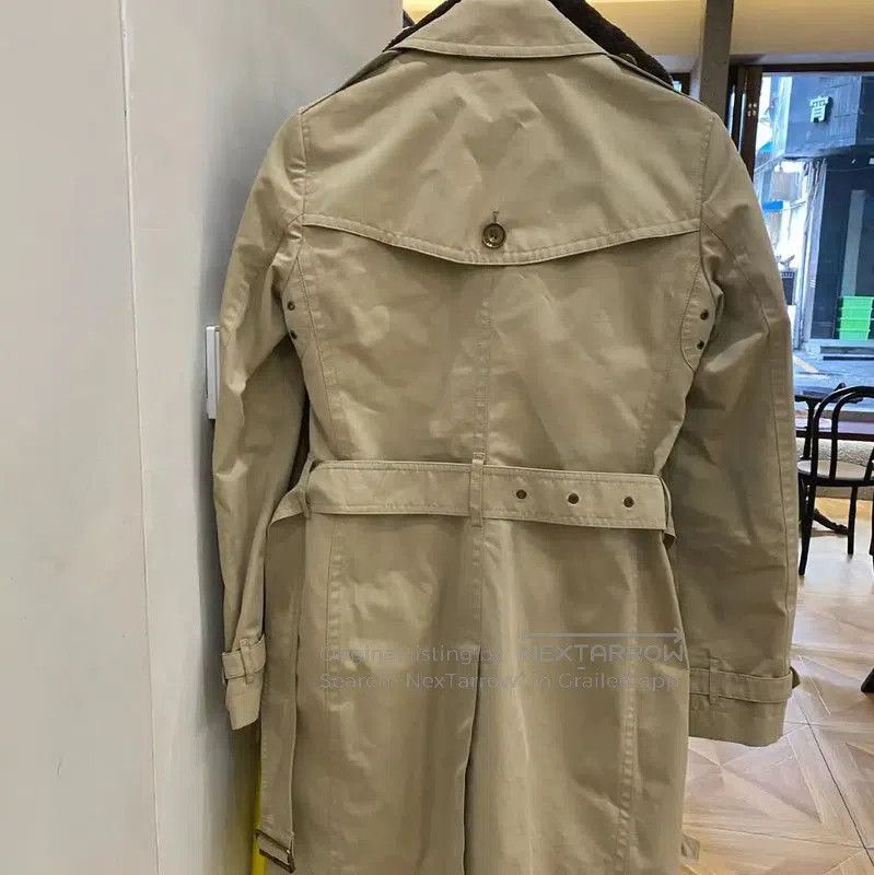 Burberry Burberry Khaki Cotton Women's Trench Coat. Size XS / US 0-2 / IT 36-38 - 2 Thumbnail