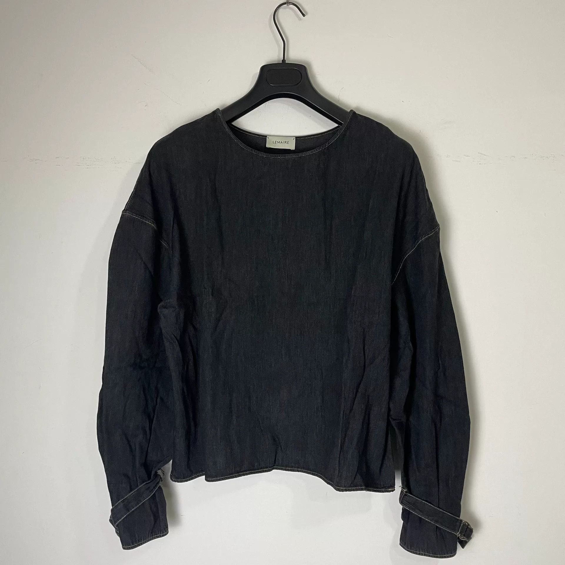 Lemaire Lemaire 17SS Denim Sweatshirt Size XS / US 0-2 / IT 36-38 - 1 Thumbnail