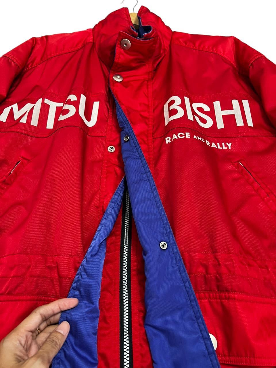 Vintage Vintage Mitsubishi Rally Art Long Jacket Size US XL / EU 56 / 4 - 9 Thumbnail