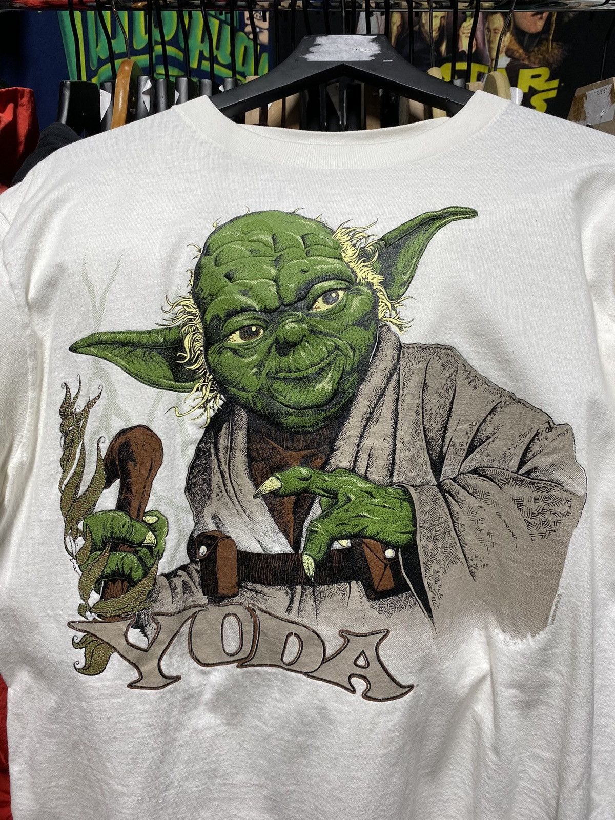 Vintage Vtg 90’s Star Wars Yoda T-Shirt Shirt Vtg Movie Tee Large Size US L / EU 52-54 / 3 - 2 Thumbnail