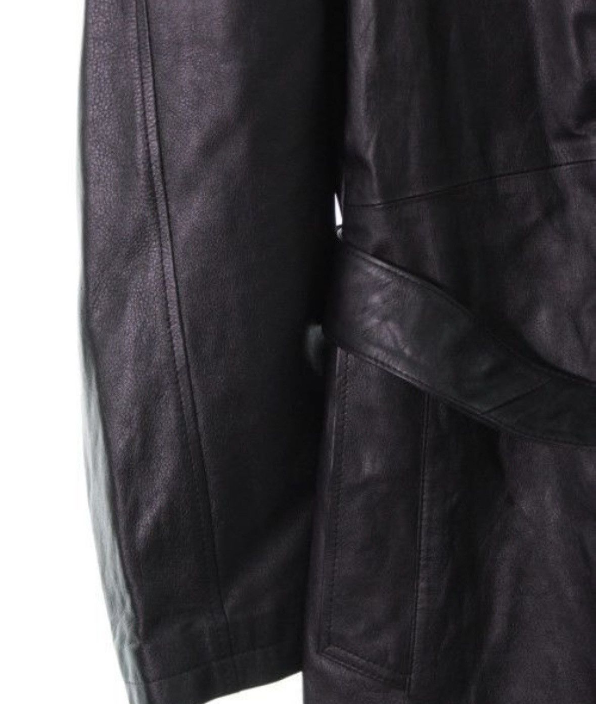 Isamu Katayama Backlash × Yohji Yamamoto Yohji Yamamoto Pour Homme X Backlash Hooded Leather Coat Size US M / EU 48-50 / 2 - 4 Thumbnail