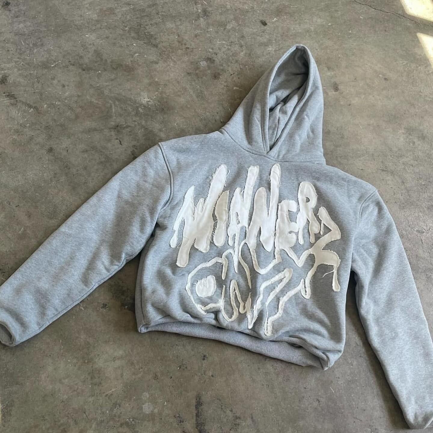 Japanese Brand Grey patchwork Hoodie Size US S / EU 44-46 / 1 - 1 Thumbnail