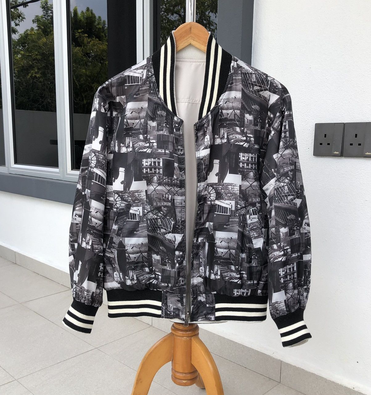 Japanese Women’s Reversible Jumper Blouson Bomber Jacket
