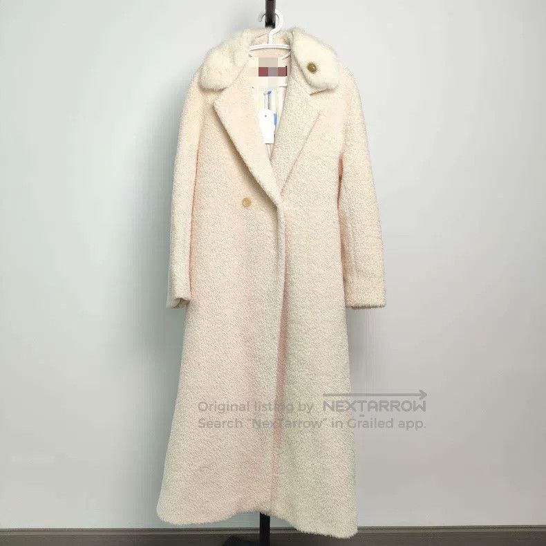Max Mara White Wool Coat