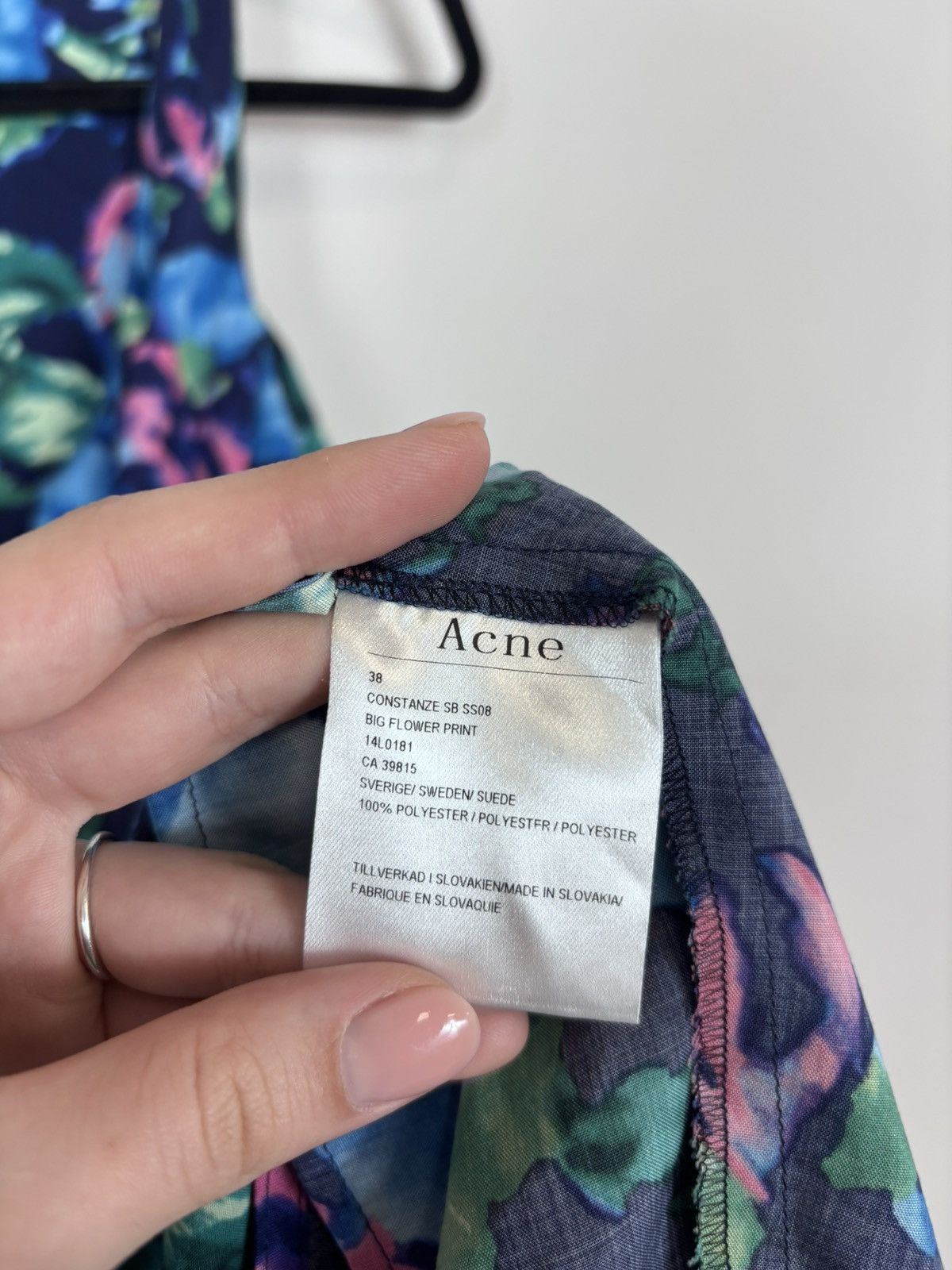 Acne Studios Acne Jeans Women’s Multicolor Floral Sleeveless Mini Dress Size M / US 6-8 / IT 42-44 - 17 Thumbnail