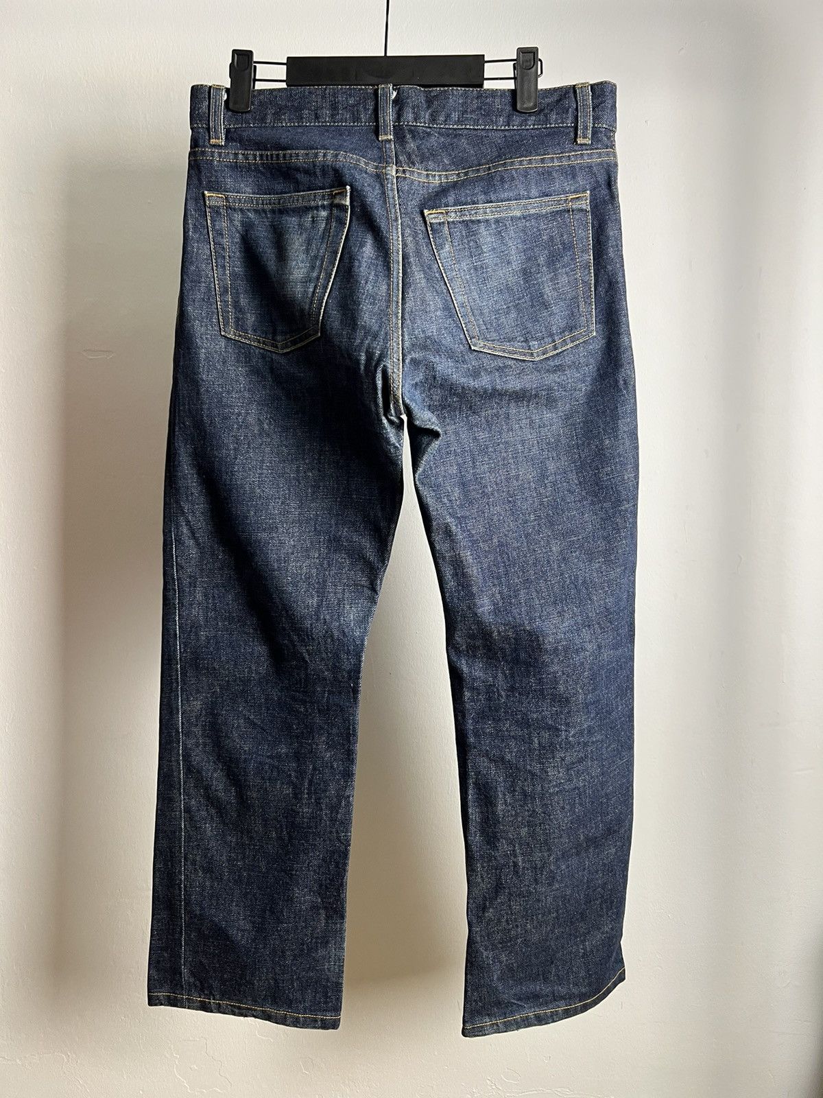 Helmut Lang × Vintage 1999s Helmut Lang Classic Raw Denim 'BootCut' Size US 31 - 5 Thumbnail
