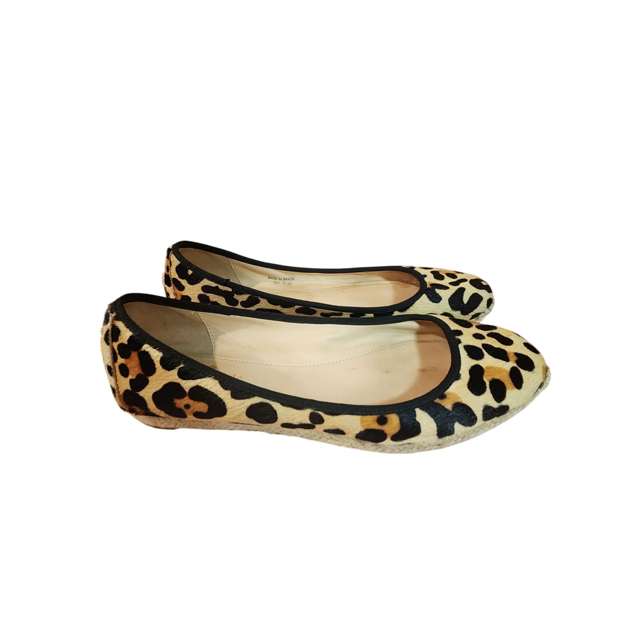 Kate Spade Kate Spade Vilette calf hair espadrille flats with a leopard Size US 9 / IT 39 - 1 Thumbnail