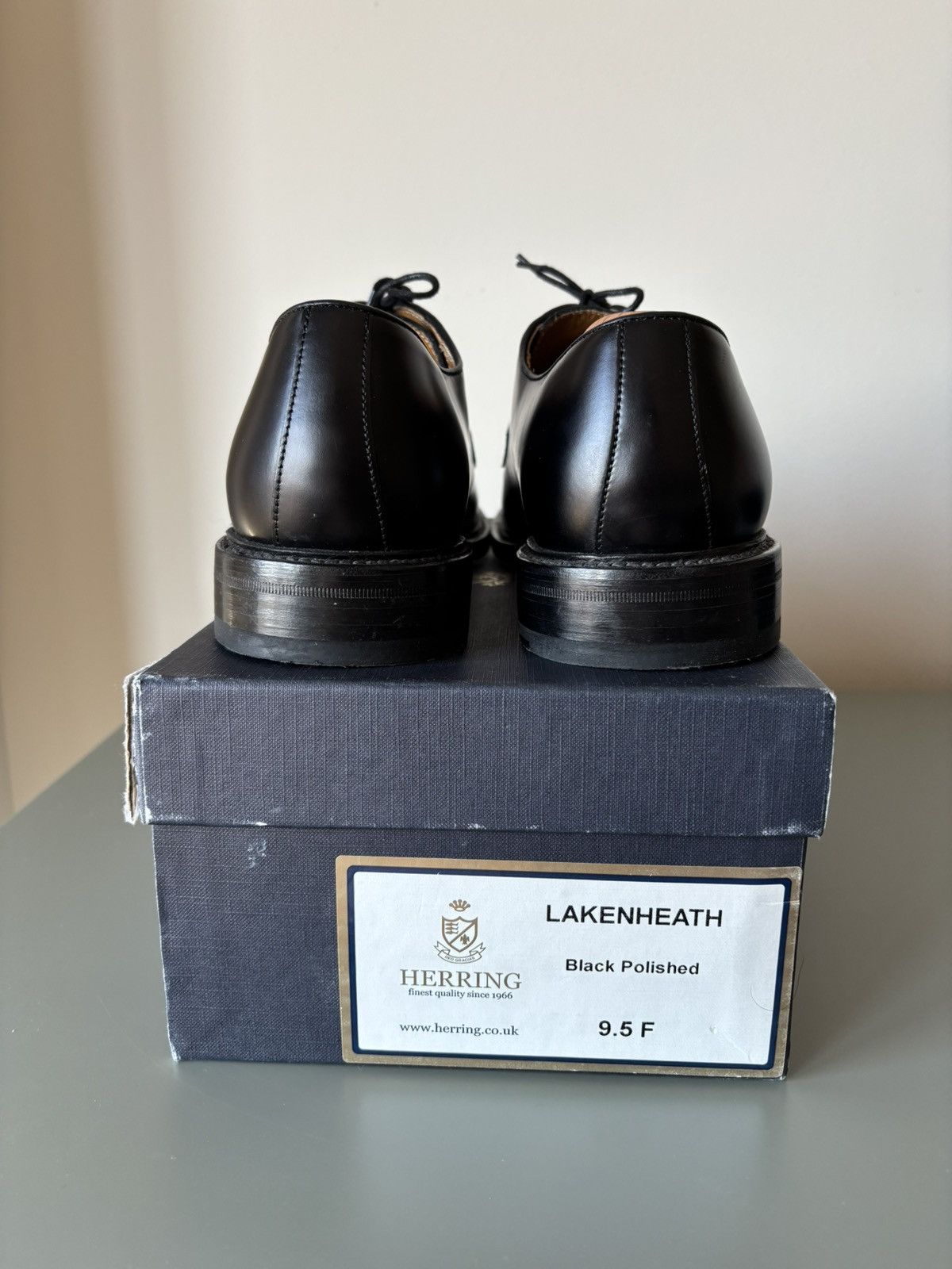 Herring Herring Lakenheath Derby in Polished Black Size US 10.5 / EU 43-44 - 8 Thumbnail