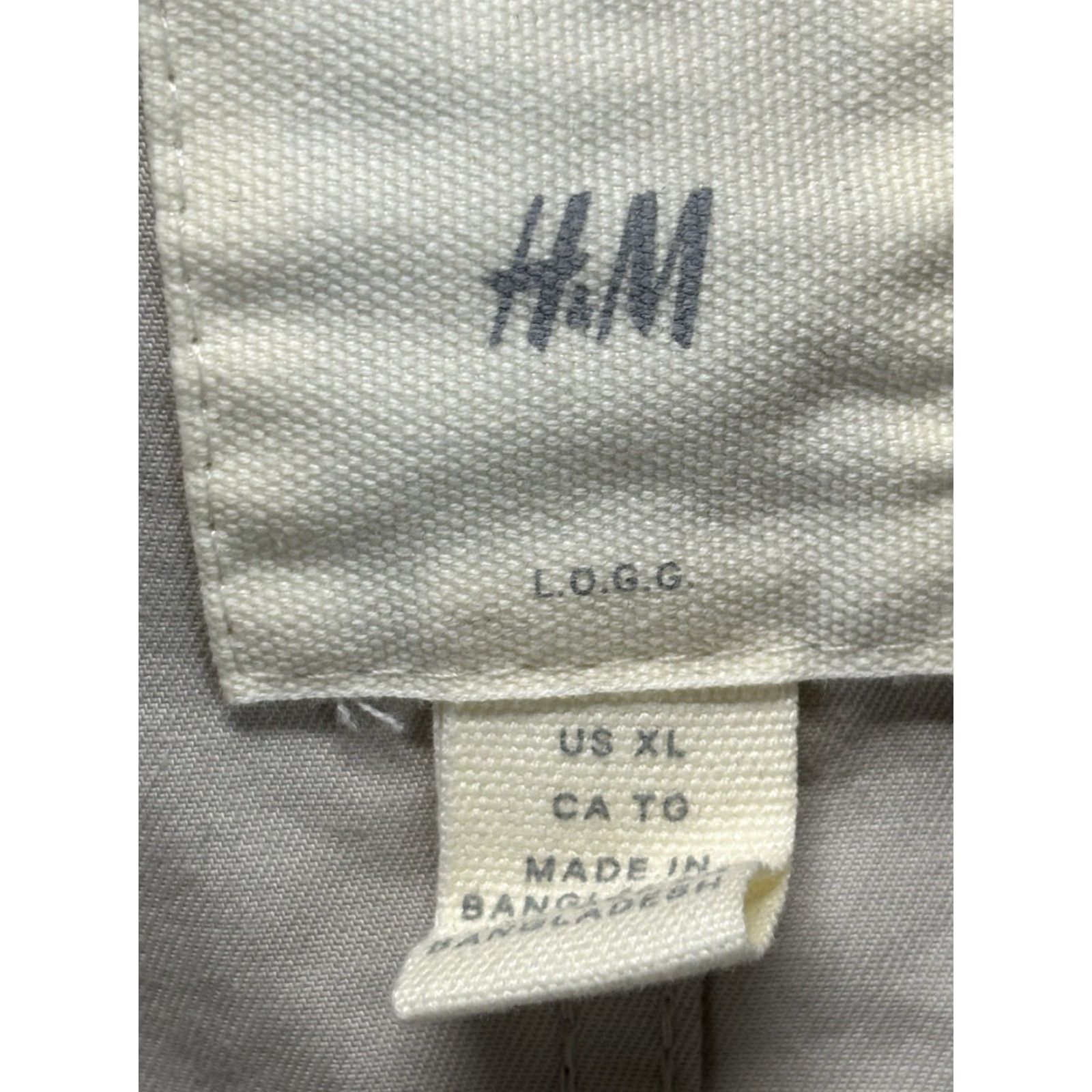 H&M VINTAGE H&M Men's Field Jacket XL Beige Cotton Casual Utility Safari Unlined Fall Spring Size US XL / EU 56 / 4 - 6 Thumbnail