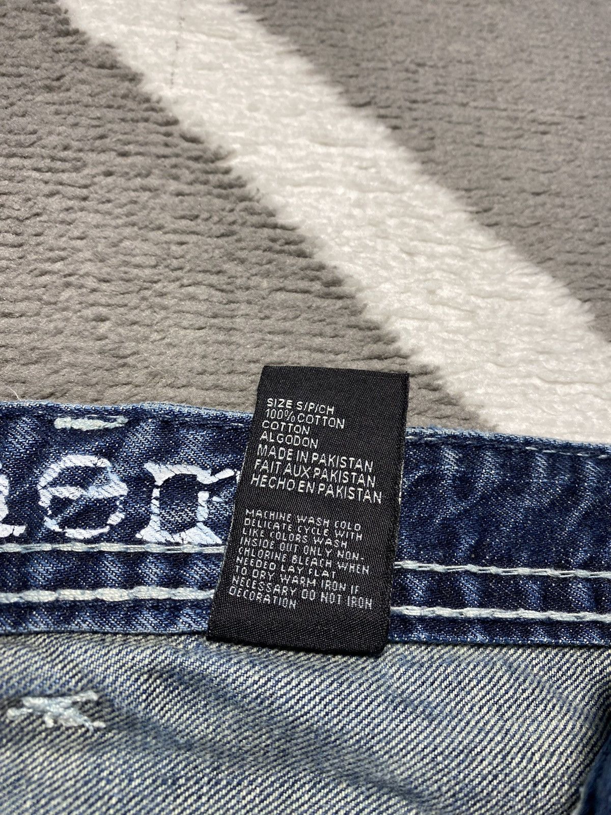 Affliction × True Religion × Vintage Project Mayhem vintage look washed denim straight pants Size US 36 / EU 52 - 17 Thumbnail