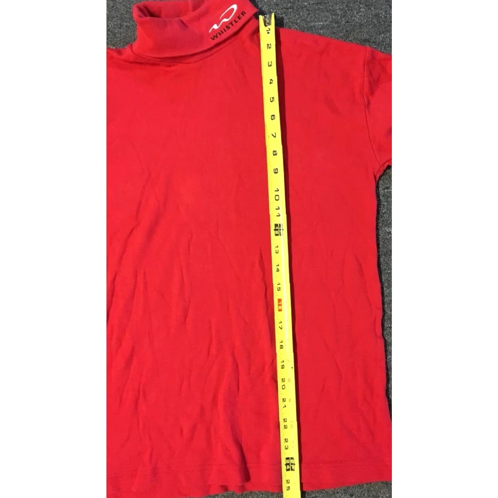 Whistles VINTAGE Whistler 90s Turtleneck Sweater Women Red Snow Ski Snowboard USA 4 Neck Pullover Long Sleeve Whistler Mountain Gear Size S / US 4 / IT 40 - 6 Thumbnail