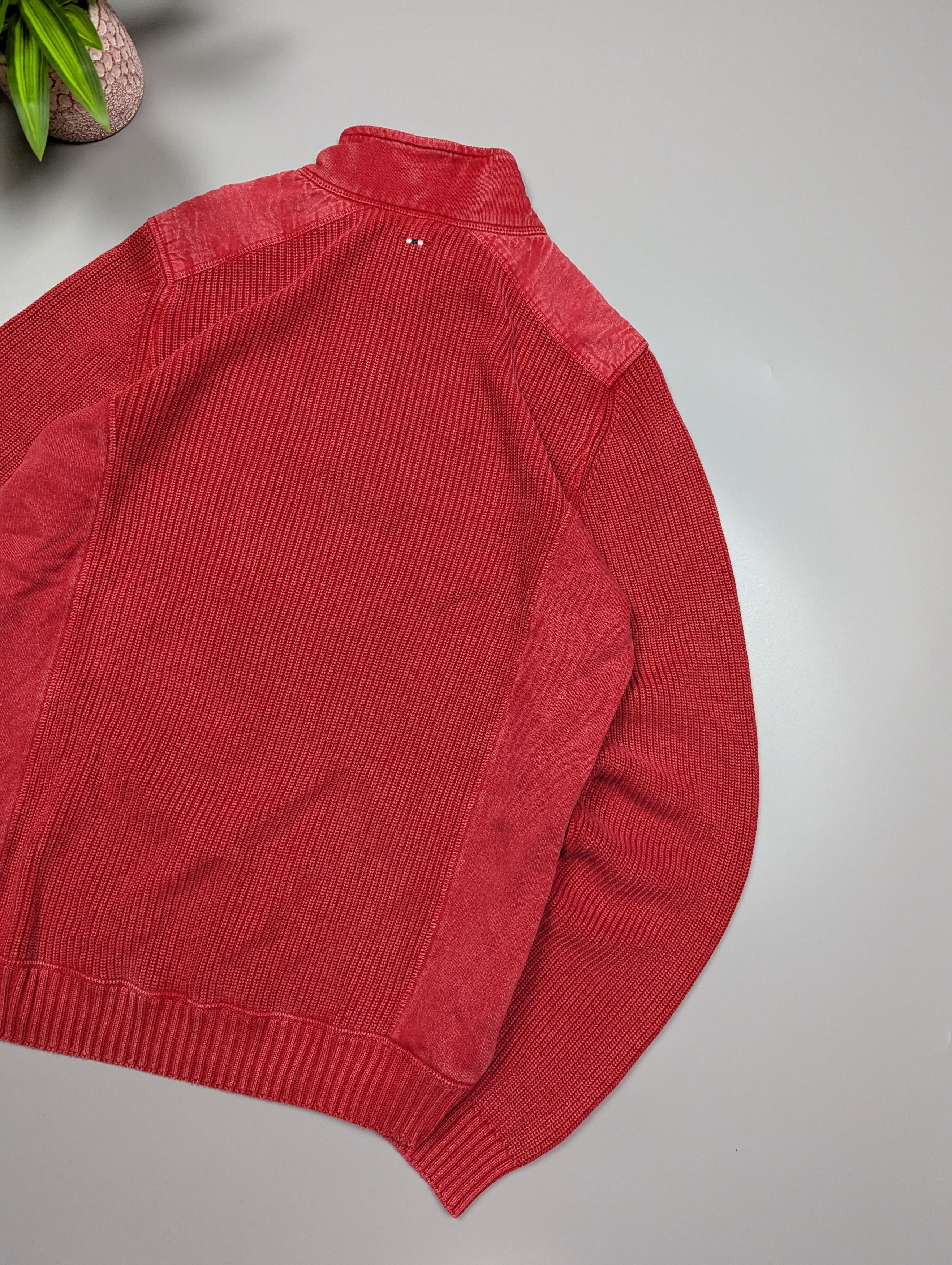 Napapijri NAPAPIJRI Men’s Distressed 1/4 Zip Knitted Sweater Size US M / EU 48-50 / 2 - 9 Thumbnail